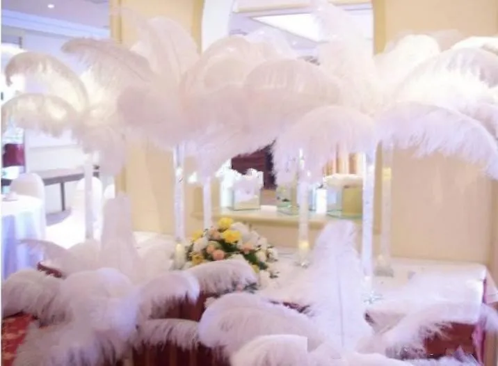 Ostrich feather store plume centerpieces
