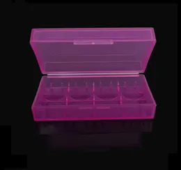 I lager Plast Batterihus Box Säkerhetshållare Förvaringsbehållare Färgglada packbatterier för 2 * 18650 eller 4 * 18350 Li-ion Batteri E-CIG DHL
