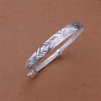 0*1様 B4 シルバー925 バングル ブレスレット スターリング