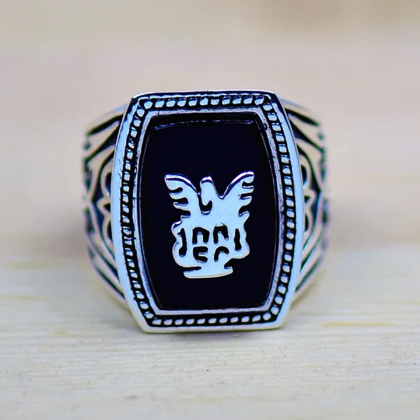 Victoria Wieck Handsome Antique Vampire Diaries Jeremy Lapis 18K Gold GP  Men's Ring Sz 8-12 Free Shipping