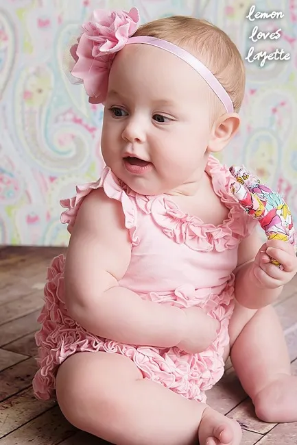 2019 Recien Llegado Monos Para Ninas Pink Cake Side Triangle Conexion Modelado Baby Romper Headwear Summer Kids Clothing TX657 De 73 44 DHgate