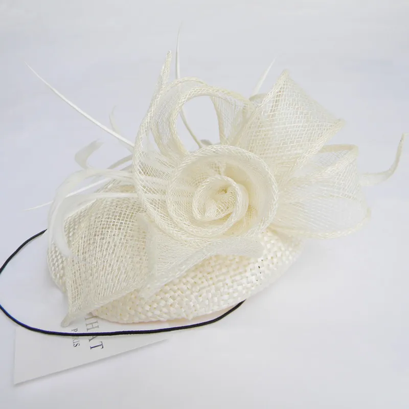 Ivory wedding hats for sales sale