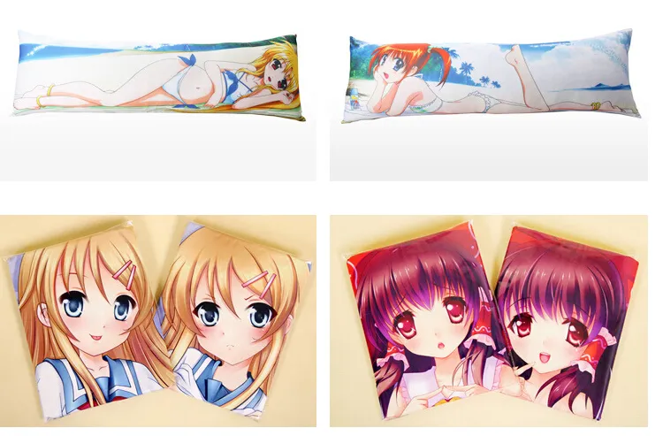 150x50cm 2way Anime Rokudenashi Majutsu Koushi to Akashic Records  Dakimakura Hugging Body Pillow Cover Case Sexy Girl pillowcase