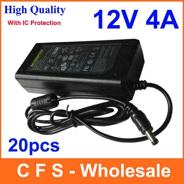 48V/5A 250W AC DC Power Supply Adapter - Switching Charger For Audio Amps, Monitors, Printers
