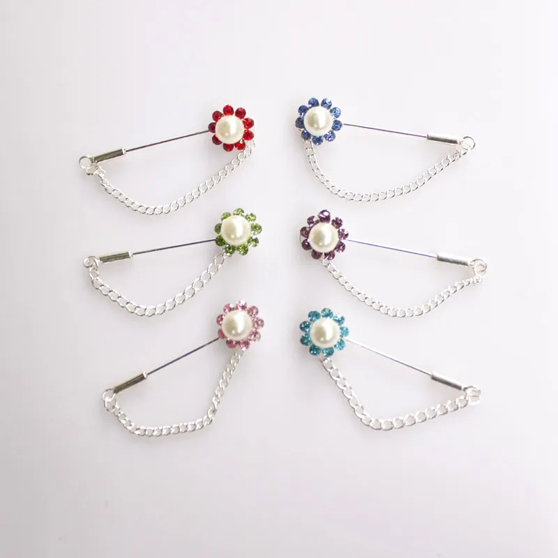 Hot Selling Chain Brooch Hijab Pin For Scarf Hijab Pins In 48 Mm