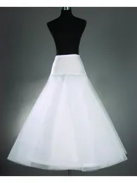 Frete grátis venda quente branco uma linha de nupcial anágua de alta qualidade em estoque vestidos de noiva moda um aro nova chegada