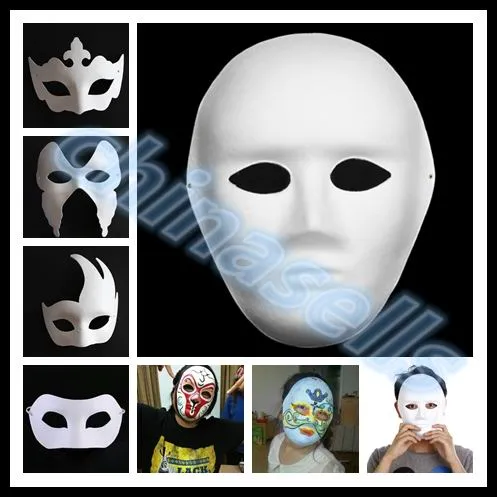 2 Pieces White Masks Paper Masks Blank Cat Mask for Decorating DIY Painting  Masquerade Cosplay Party - AliExpress