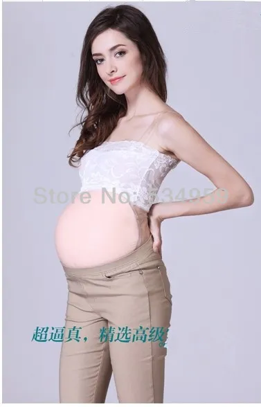 Faux ventre de grossesse artificiel en silicone léger pour femme enceinte -  Accessoire réaliste - Accessoire pour cosplay - Faux ventre de grossesse