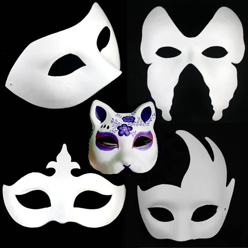 Paper Pulp Mask 8 Designs Halloween Costume Party Mask,Paper Pulp... From King94kin, $0 ...