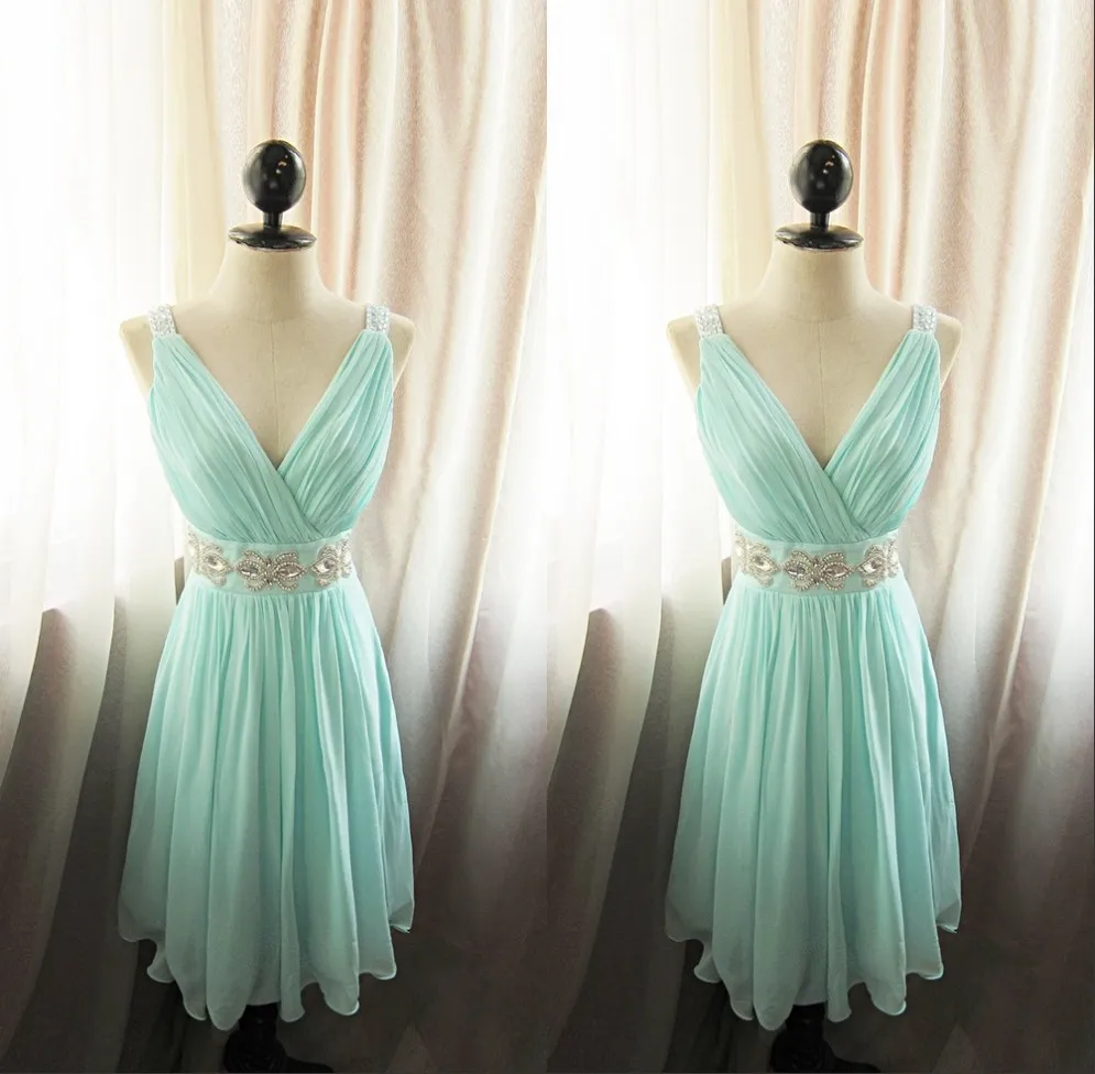 Elegant Cabernet Chiffon A-Line V-Neck Back Zip with Pleated Ankle-Length Bridesmaid Dress main image 0