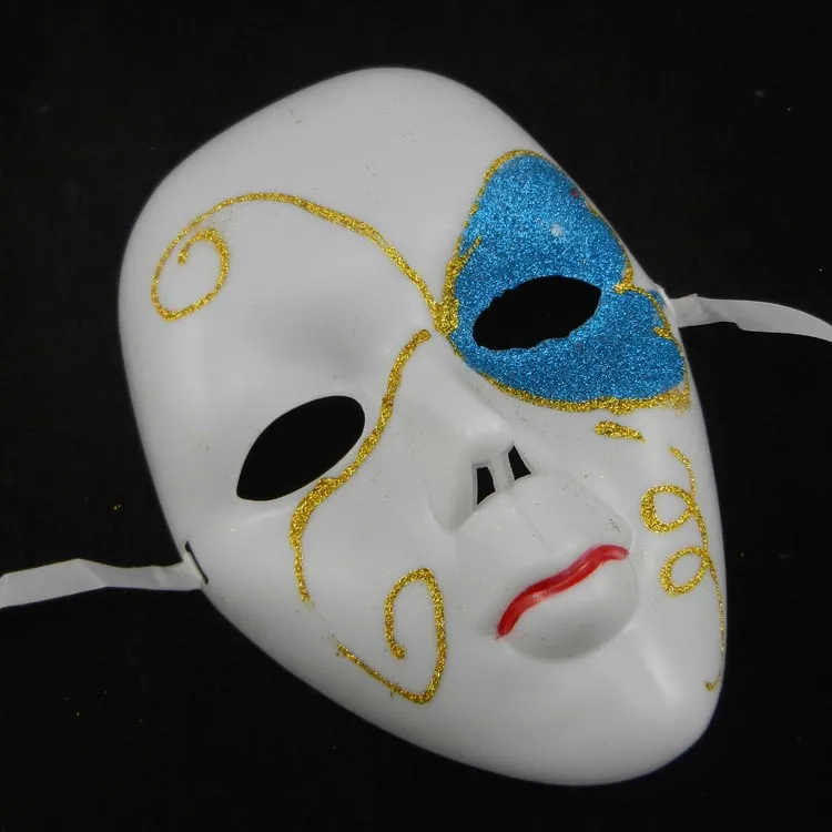 White Masks Venetian Masquerade Party Mask Christmas Gift Mardi Gras Man  Costume Half Face Sexy Woman Dance Mask Halloween Costume From Calytao,  $0.73