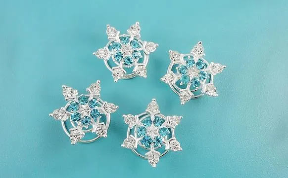 Fascia per capelli con fiocco di neve bianca con strass scintillanti, per donne e ragazze, per Natale e feste invernali