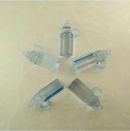 S'il vous plaît contacter US-100pcs Mini acrylique bleu clair bébé bouteilles bébé faveurs de douches ~ Charms mignons ~ décoration de gâteau