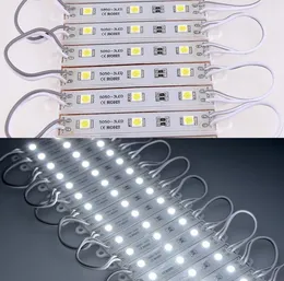 Hot Sale High Quality Super Bright Waterproof SMD 5050 3 LED Modules white Blue Color IP65 LED Lamps DC12V For Billboard