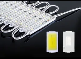 100X Bakgrundsbelysning LED-modul för Billboard LED-teckenmoduler Lampa Ljus 5630 5730 SMD 3 LED Grön / Röd / Blå / Varm / Vit Vattentät DC 12V