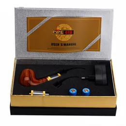 E pipe 618 Health Smoking Pipe Cigarro eletrônico E Pipe Imitate Solid Wood Design com o melhor conjunto de pacotes de qualidade superior