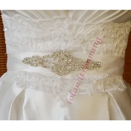 ¡Barato! 2019 Shining Shining Bridal Sashes Crystals Beadings Preciosos Cinturones de Boda Accesorios nupciales
