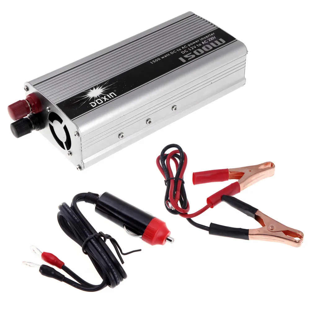 New 1500W 12V DC To AC 230V Car 12v Grid Tie Inverter Adapter Converter  From Seepuelectronic, $56.29