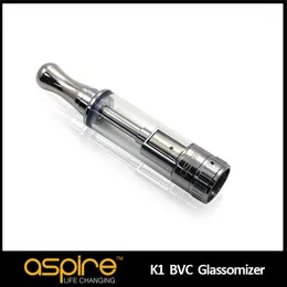 All'ingrosso Aspire BVC K1 Atomizzatore Glassomizer 1.5Ml Pyrex E Cig Atomizzatore Serbatoio 1.8ohm Aspire K1 serbatoio 100% Originale