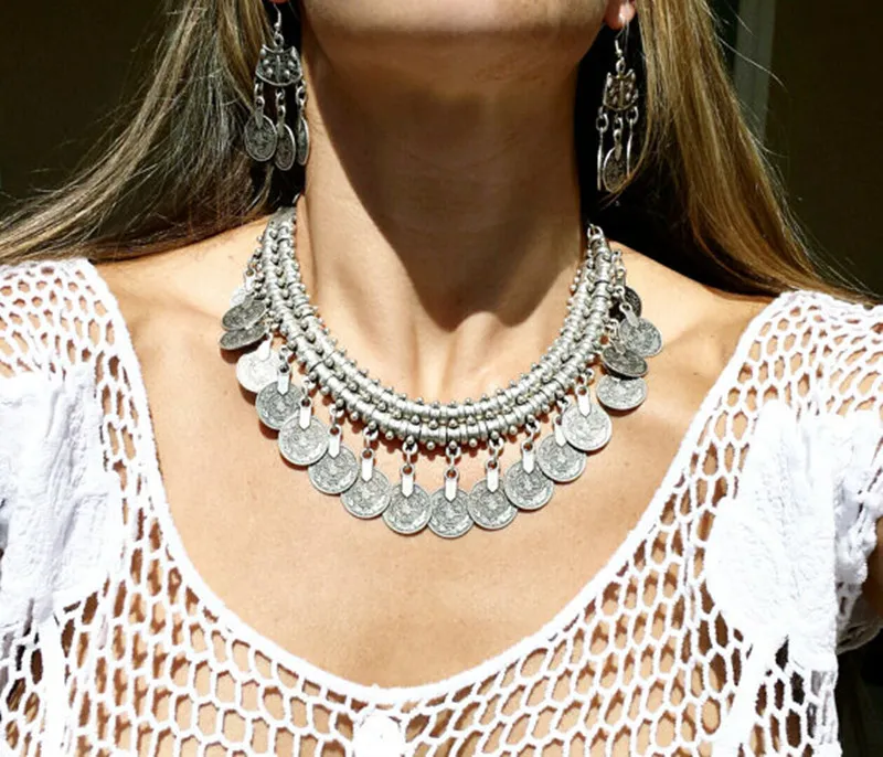 Bohemian on sale choker necklace