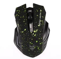 Wholesale - Freeshipping Professional 2.4GHz 1600 DPI USB Wireless Gaming Mouse Mice For PC Laptop MAC