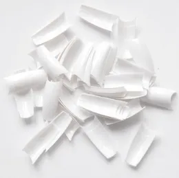 500pcs In A Pack French Nail Tips 10 Different Size White French False Nail X1135