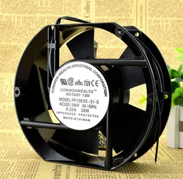 original co FP-108EX-S1-S 220V 38W 0.22A three oil bearing 17250 radiating fan