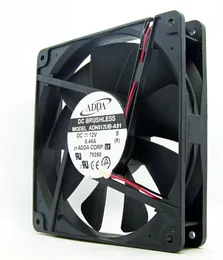 卸売：ADDA ADN512UB-A91 135 * 135 * 25mm 12V 0.44A 13.5CMデュアルボールファン