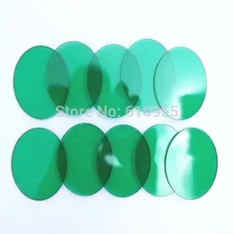 Wholesale-Green Coated Glass Lens 42mm(Diameter)x2.0mm(Thickness) for UltraFire C8 