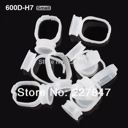 Wholesale--H7 10pcs/lot Disposable Glue Permanent Makeup Ring Tattoo Ink Pigments Holder Rings Container/Cup Small Size