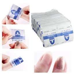 Partihandel-Hotting 200 PCS Nails Gel Lacquer Polsk Folie Remover Wraps med aceton Kvinnor Nail Art Kit Enkel användning Rengöringsverktyg Partihandel