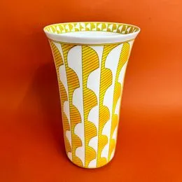 Jarrón De Cerámica Con Recubrimiento De Oro Blanco, Decoración De