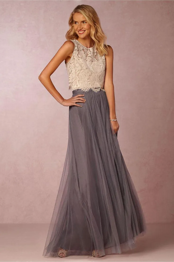 2020 Vintage Two Pieces Crop Top Bridesmaid Dresses... From 44,72 | DHgate 2020 Vintage Two Pieces Crop Top Bridesmaid Dresses... From 44,72 | DHgate