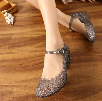Comfortable Wedge Jelly Sandals For Women Wholesale Summer Mary Jane Shoes With High Heels Glass Slipper And Big Sizes From Tework 12.21 DHgate.Com