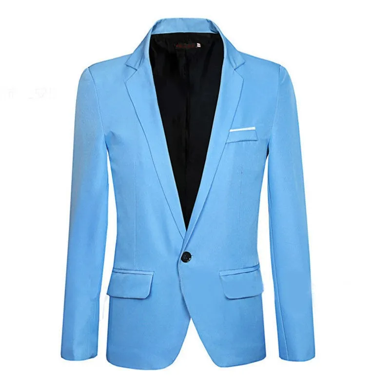 Blazer for men blue colour deals