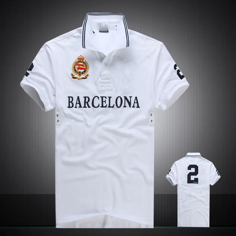 Wholesale Luxury Designer Mens Polo Embroidered T Shirt Short Sleeve High Quality Wholesale Dropship From London New York And Chicago Sizes S 5XL From Barbarayung 20.13 DHgate.Com