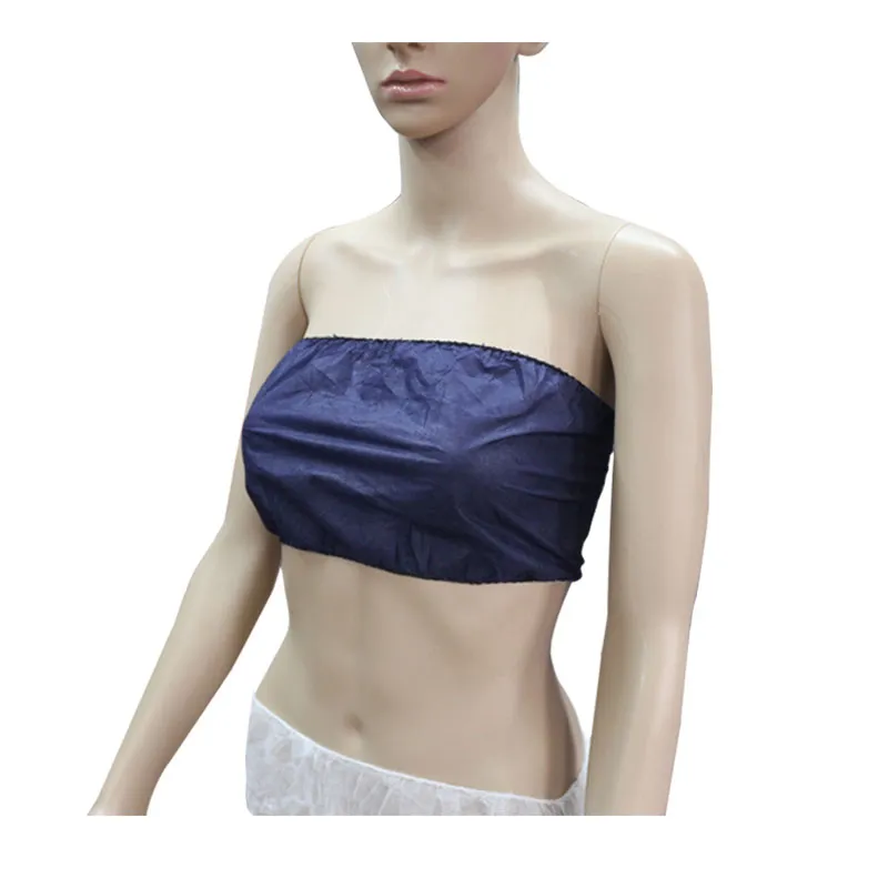 Nonwoven Strapless Bra Set For Beauty Salons And SPA Underwear