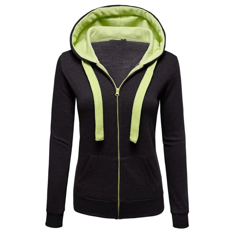 Wholesale 3XL Grey Pink Hoodie Stitching Unisex Zip Up Hooded Lapel Zipper Hoodies Sweatshirt Women Or Men Coat Top 2 424 DHgate