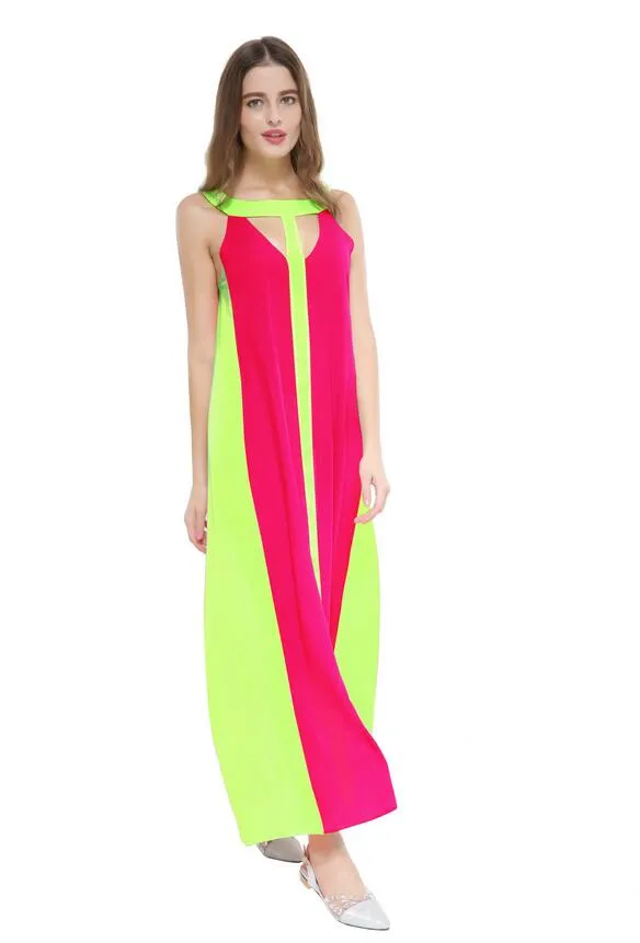 Flowing Chiffon Maxi Dress For Women, Lightweight... From Like_girls,  $17.89
