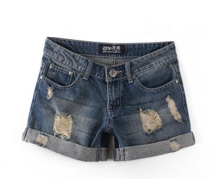 Amazon Distressed Denim Shorts With Pockets Ripped Jeans Shorts
