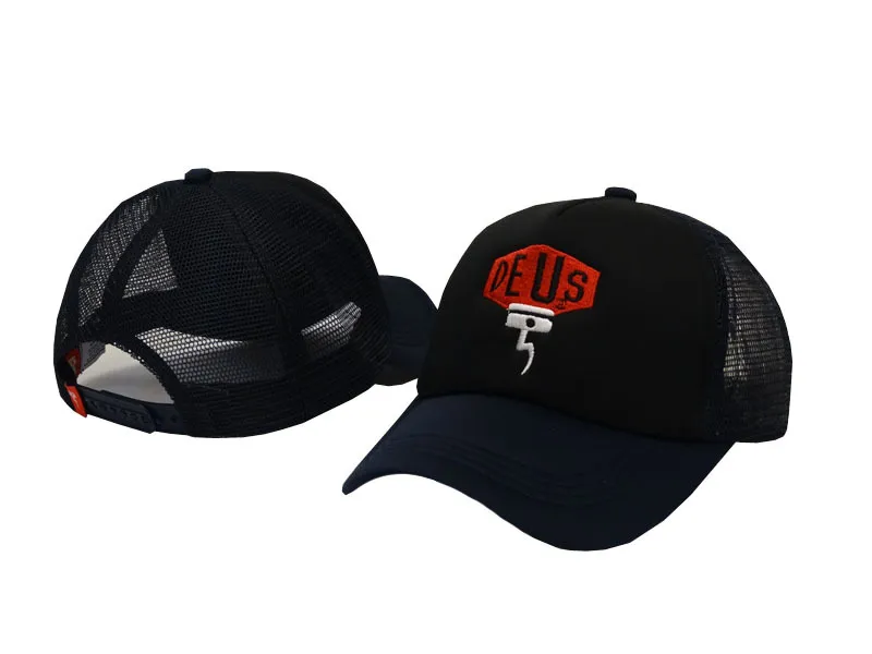 ★Deus Ex Machina★ Feel Trucker Ball Cap Deus Ex Machina Baylands Trucker Cap Black Mesh Musto