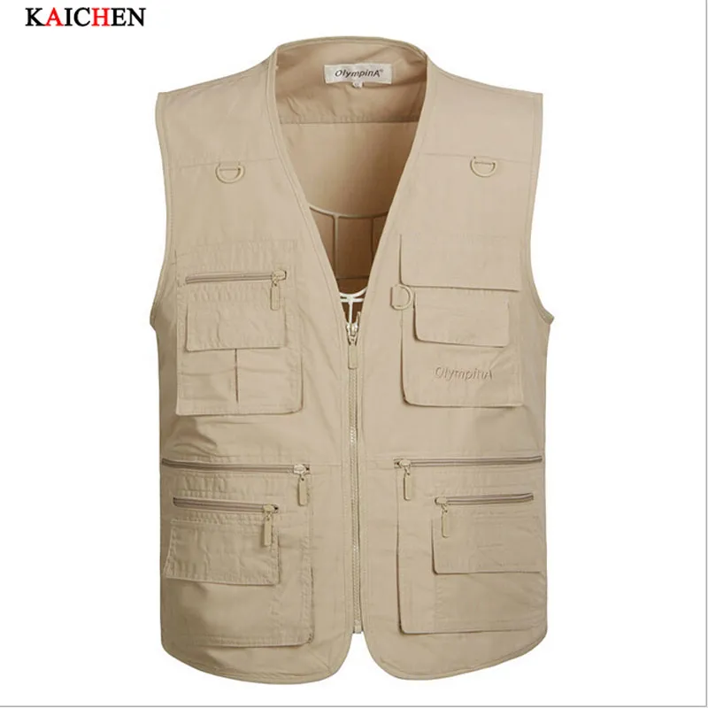 Sleeveless Jacket Lightweight Mens Vest With Pockets Summer Vest