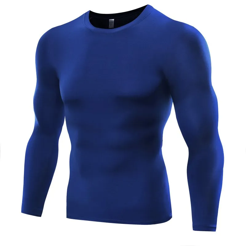 Atacado Camiseta Masculina De Manga Comprida Compression Base Layer Tight  Tops Under Skin T Shirt De $125,84