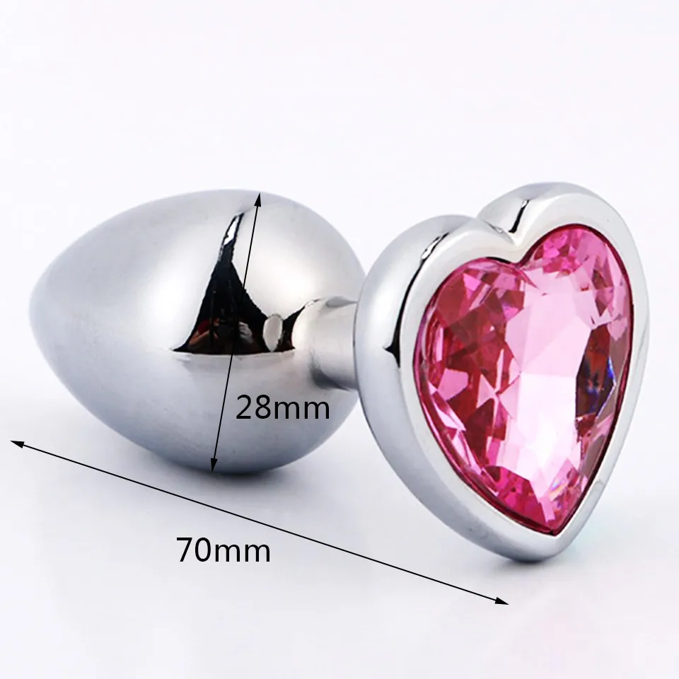 Small/Large Metal Anal Plug With Crystal Jewelry Anal... From Ruiqi04,  $8.29 | DHgate.Com