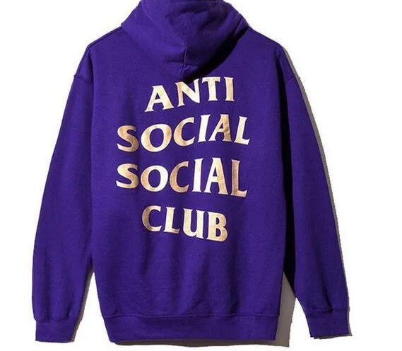 Casual Hoodie UNDEFEATED X Anti Social Social Club PARANOID