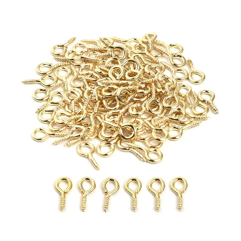 Mini Screw Eye Pin Eye Pin Eyelets Screw Hooks Threaded Clasp Connector  Pendant For Resin Mold Jewelry Making Accessories From Familyflooring,  $29.15