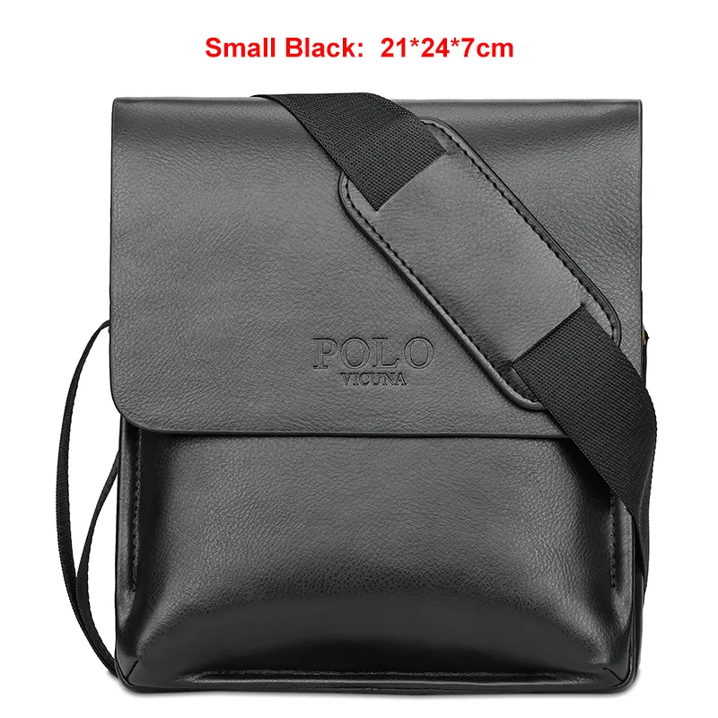 VICUNA POLO Famous Brand Leather Men Bag Casual Business Leather