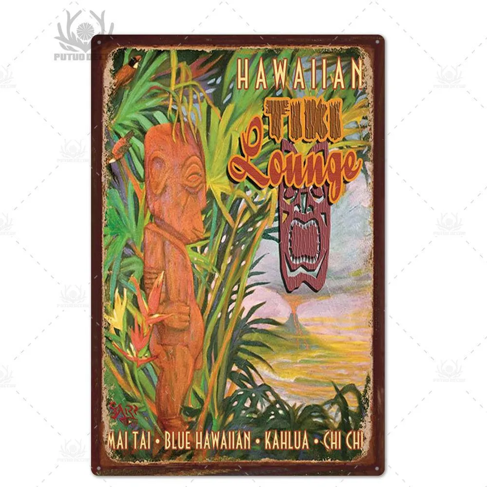 Cartello In Metallo Vintage Per Tiki Bar, Decorazione Da Parete Per Esterni, 30x20 Cm, Con Scritta 'Make A Nice Sunroom', Regalo Divertente