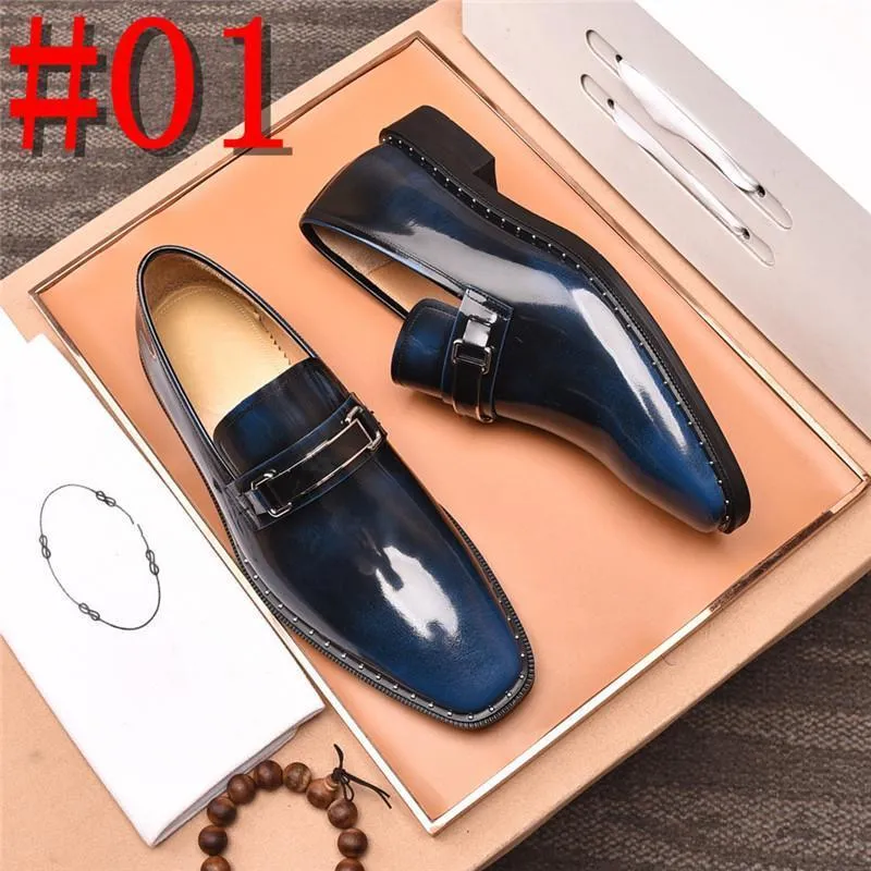 Wholesale Italian Brand Patent Leather Designer Party Formal Shoes For Men For Men Elegant Coiffeur Wedding Dress Formal Shoes For Men With Slip On Design And Formal Sepatu Sole At Only 85.65