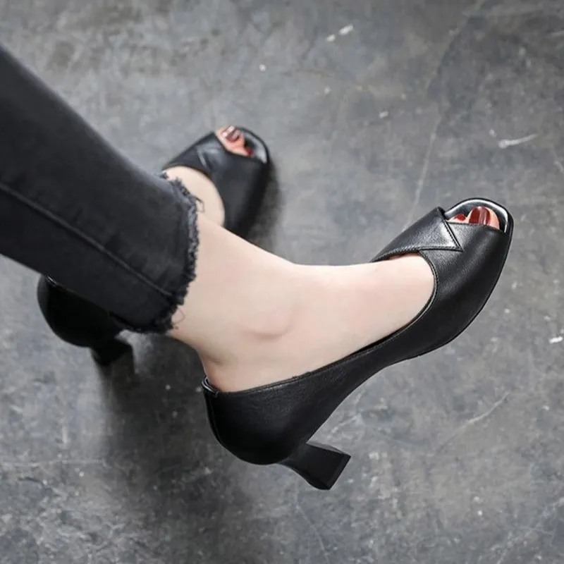 Peep toe sales 41